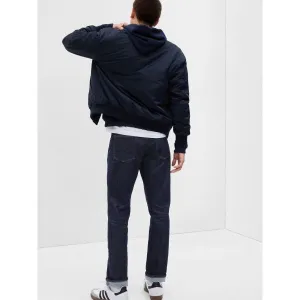Tmavomodré pánske slim fit rifle GAP