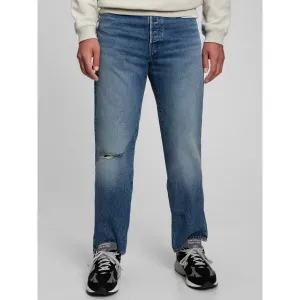 GAP ORIGINAL FIT DESTROY Pánske džínsy, modrá, veľkosť
