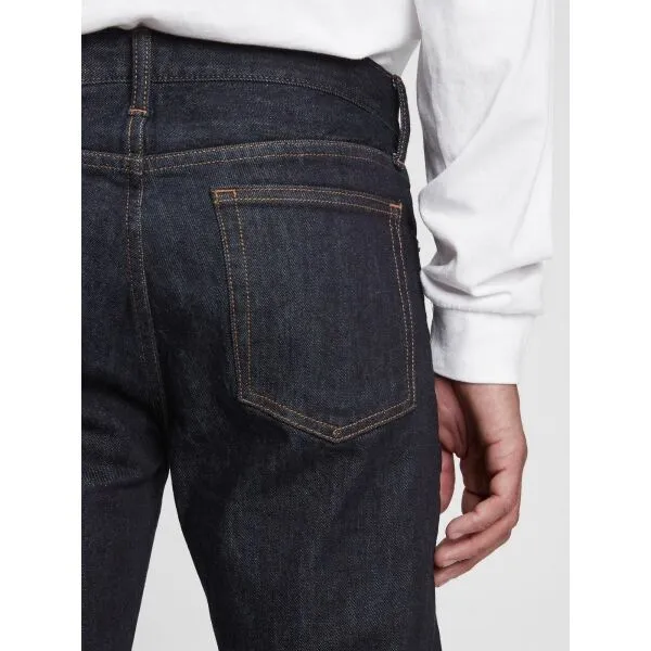 Tmavomodré pánske slim fit rifle GAP