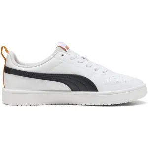 Puma RICKIE JR Detská obuv na voľný čas, biela, veľkosť 38