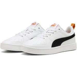Puma RICKIE JR Detská obuv na voľný čas, biela, veľkosť 38