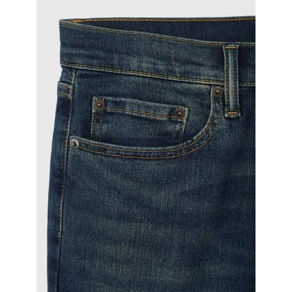 Tmavomodré pánske slim fit rifle GAP Gapflex