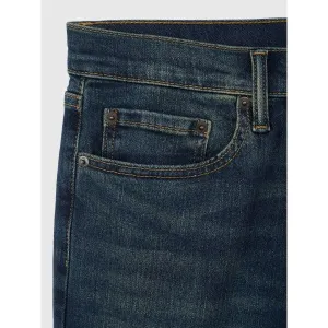 Tmavomodré pánske slim fit rifle GAP Gapflex