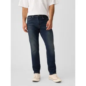 Tmavomodré pánske slim fit rifle GAP Gapflex