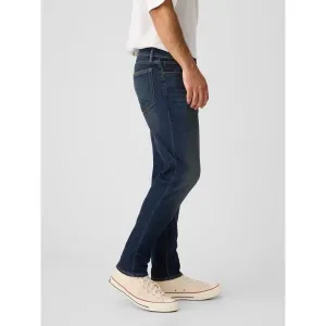 Tmavomodré pánske slim fit rifle GAP Gapflex