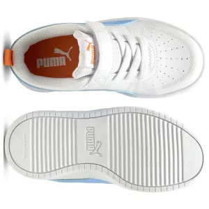 Puma RICKIE AC+PS Detská voľnočasová obuv, biela, veľkosť 33