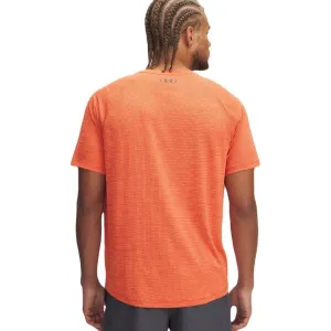 Under Armour TECH TEXTURED Pánske tričko, oranžová, veľkosť S