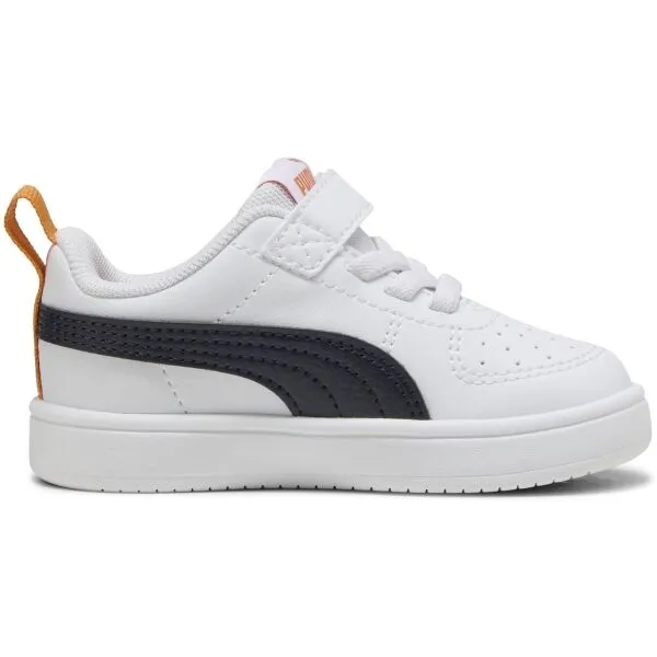 Puma RICKIE AC+INF Detská voľnočasová obuv, biela, veľkosť 38