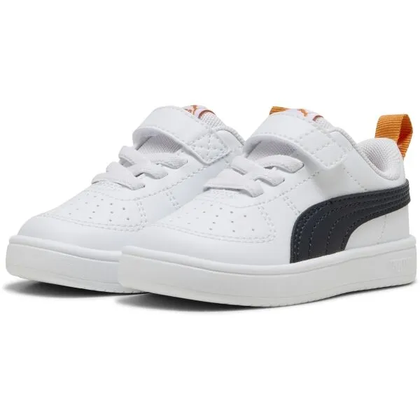 Puma RICKIE AC+INF Detská voľnočasová obuv, biela, veľkosť 38