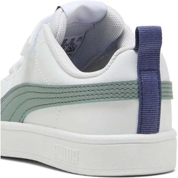 Puma RICKIE AC+PS Detská voľnočasová obuv, biela, veľkosť 32