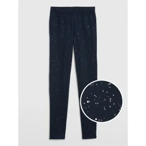 GAP SPARKLE Dievčenské legíny, tmavo modrá, veľkosť