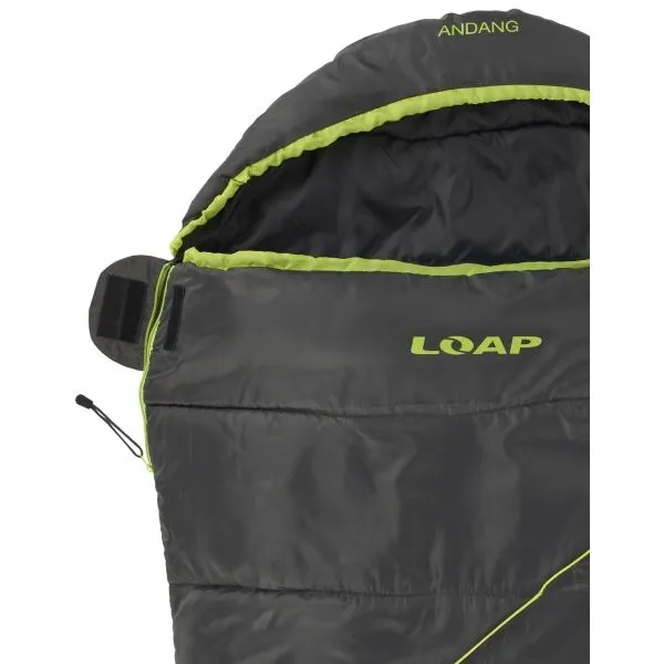 LOAP ANDANG Spací vak, čierna, veľkosť 220 cm - pravý zips