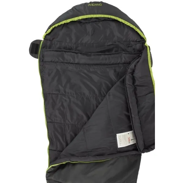 LOAP ANDANG Spací vak, čierna, veľkosť 220 cm - pravý zips