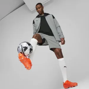 Puma TEAMCUP CASUALS HOODED JACKET Pánska športová bunda, tmavo sivá, veľkosť