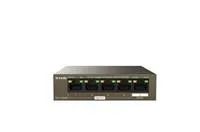 Tenda TEG1105PD - 5-portový PoE PD Gigabit Ethernet Switch, 1x PoE IN, 4x PoE OUT, kovový, bez ventilátora