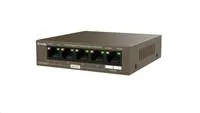 Tenda TEG1105PD - 5-portový PoE PD Gigabit Ethernet Switch, 1x PoE IN, 4x PoE OUT, kovový, bez ventilátora