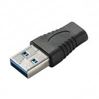 PremiumCord USB redukcia USB 3.0 A - USB-C (M/F), čierna