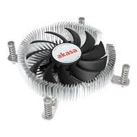 AKASA chladič CPU Extra Secure Ultra-Low Profile Aluminium Intel LGA1700 Thin Mini-ITX Cooler