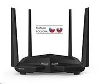 Bezdrôtový dvojpásmový router Tenda AC10 AC1200, 1x gigabitový WAN, 3x gigabitový LAN