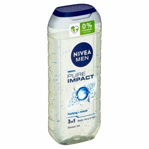 Nivea Men Pure Impact 3 v 1 sprchovací gél 250 ml