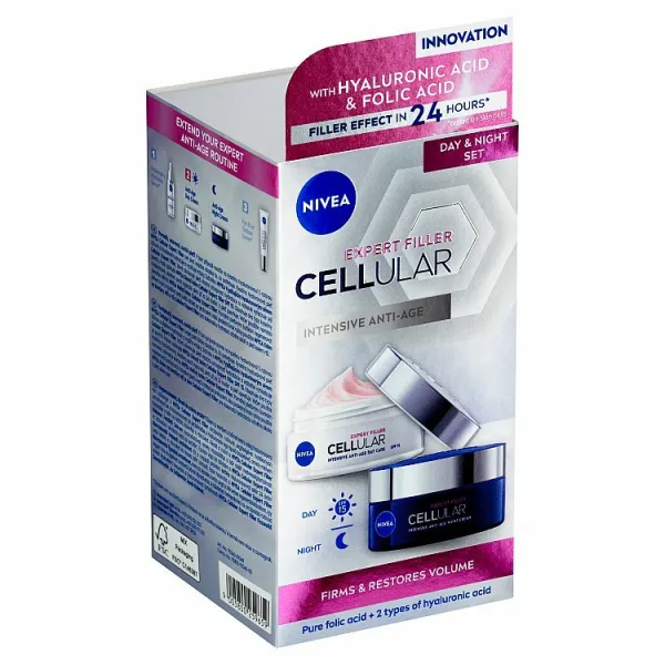 Nivea Cellular Expert Filler Denný a nočný krém 2 x 50 ml