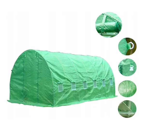 Profitent Záhradný fóliovník 3x6 PREMIUM s UV filtrom, zelený