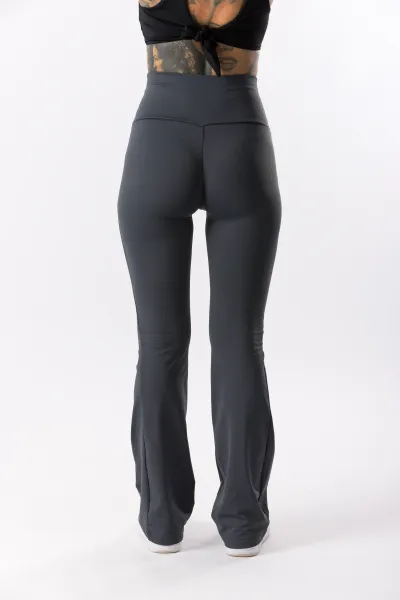 GoldBee Zvonové Legíny Sťahujúce Pas Lycra Grey Barva: Grey, Velikost: S
