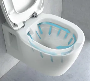 REA - Set WC závesnej misy + bidetu CARTER biely KPL-C1400