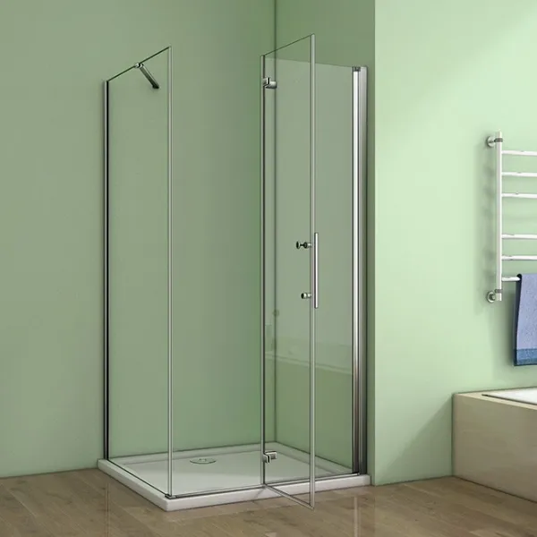 H K - Sprchovací kút MELODY B8 70x70 cm so zalamovacími dverami SE-MELODYB87070