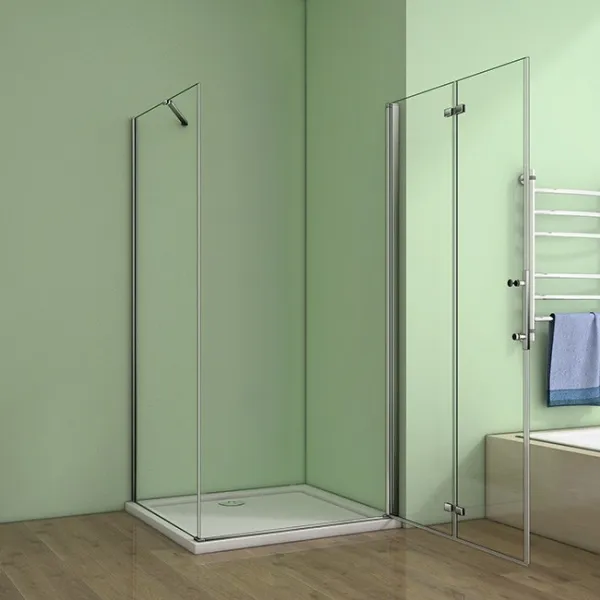 H K - Sprchovací kút MELODY B8 70x70 cm so zalamovacími dverami SE-MELODYB87070