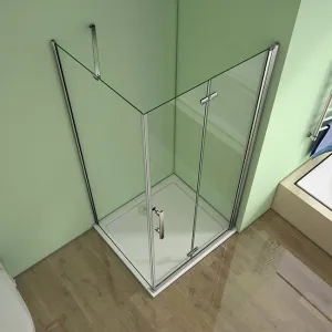H K - Sprchovací kút MELODY B8 70x70 cm so zalamovacími dverami SE-MELODYB87070