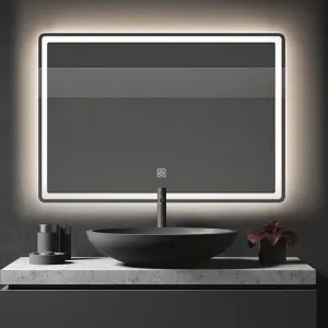 REA - Zrkadlo LED 80x60cm P10407 HOM-02829