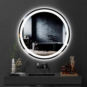 REA Dotykové nástěnné zrcadlo s LED osvětlením Bas 88,5 cm