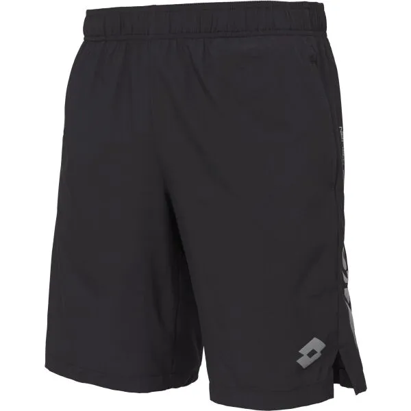 Lotto RUNNING SHORTS Pánske bežecké šortky, čierna, veľkosť