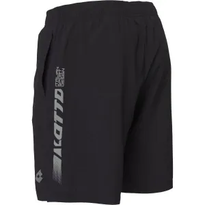 Lotto RUNNING SHORTS Pánske bežecké šortky, čierna, veľkosť