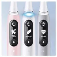 Oral-B iO Series 6 Duo Black & Pink Sand set elektrických zubních kartáčků, 5 režimů, AI, časovač
