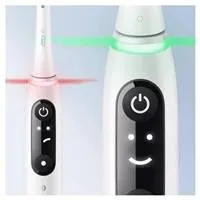 Oral-B iO Series 6 Duo Black & Pink Sand set elektrických zubních kartáčků, 5 režimů, AI, časovač