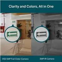 TP-Link VIGI C450(4mm) 5MP, Turret, PoE, IR 30m, Micro SD card