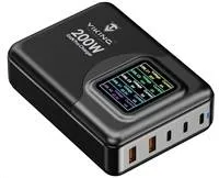 Viking nabíječka USB GaN 200W PD Pro