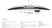 Dell LCD UltraSharp 49 Curved Monitor - U4924DW/32:9/5120x1440/350cd/2000:1/IPS/Pivot/Vesa/HDMI/DP/USB-C hub/3Y NBD