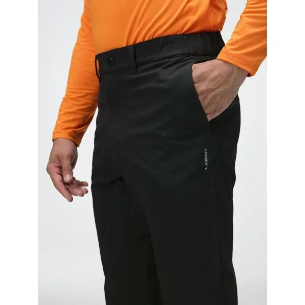 LOAP URFALAN Pánske outdoorové nohavice, čierna, veľkosť
