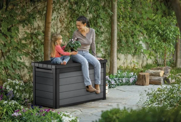 KETER Úložný box AMPEZZO 380L | sivá