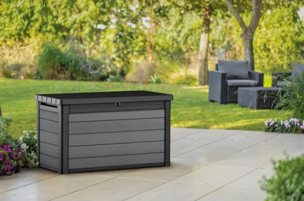 KETER Úložný box AMPEZZO 380L | sivá