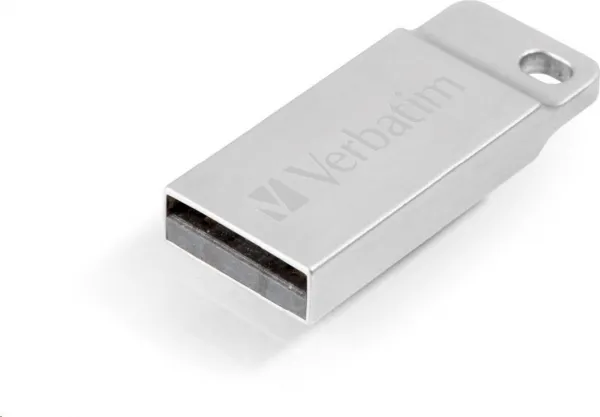 VERBATIM Flash Disk 64GB Metal Executive, USB 2.0, strieborná