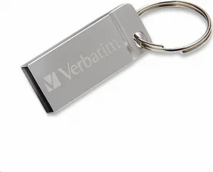 VERBATIM Flash Disk 64GB Metal Executive, USB 2.0, strieborná