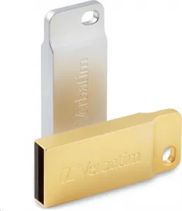 VERBATIM Flash Disk 64GB Metal Executive, USB 2.0, strieborná