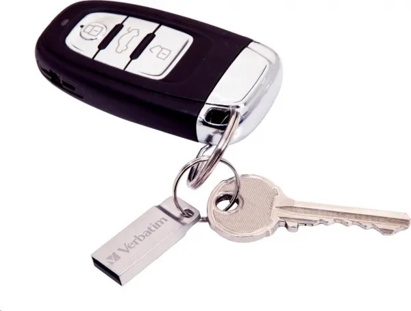 VERBATIM Flash Disk 64GB Metal Executive, USB 2.0, strieborná