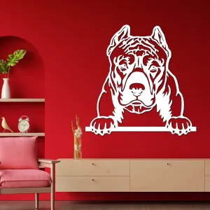 3D drevený obraz - Pitbull