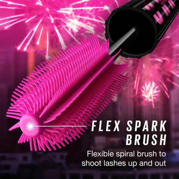 MAYBELLINE NEW YORK Lash Sensational Electro Black riasenka pre predĺženie, natočenie a objem extra čierna 10 ml