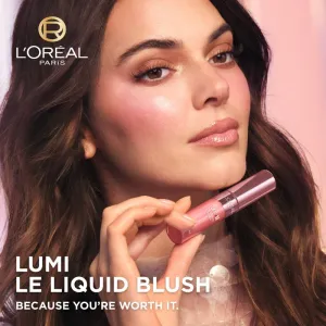 L’Oréal Paris Lumi Glowy Blush tekutá lícenka odtieň 627 Warm Peach 11 ml